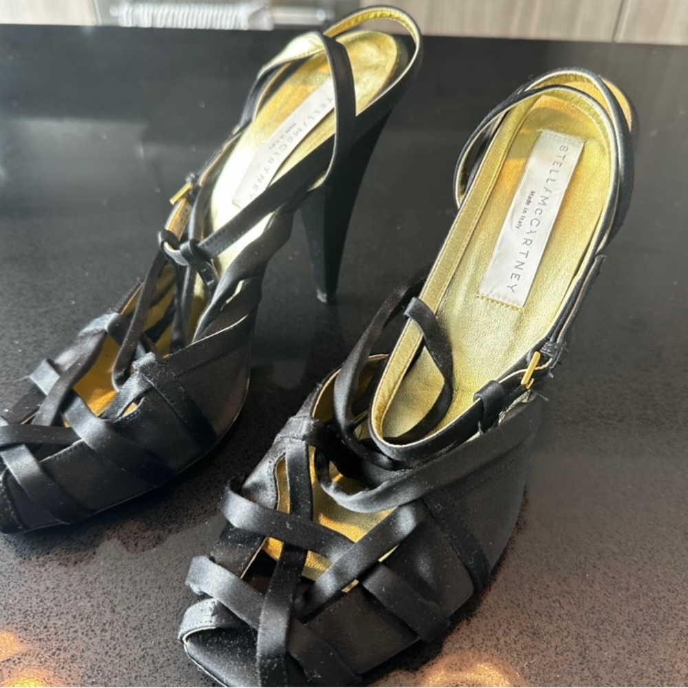 Stella McCartney open toed strapped heels 39.5
